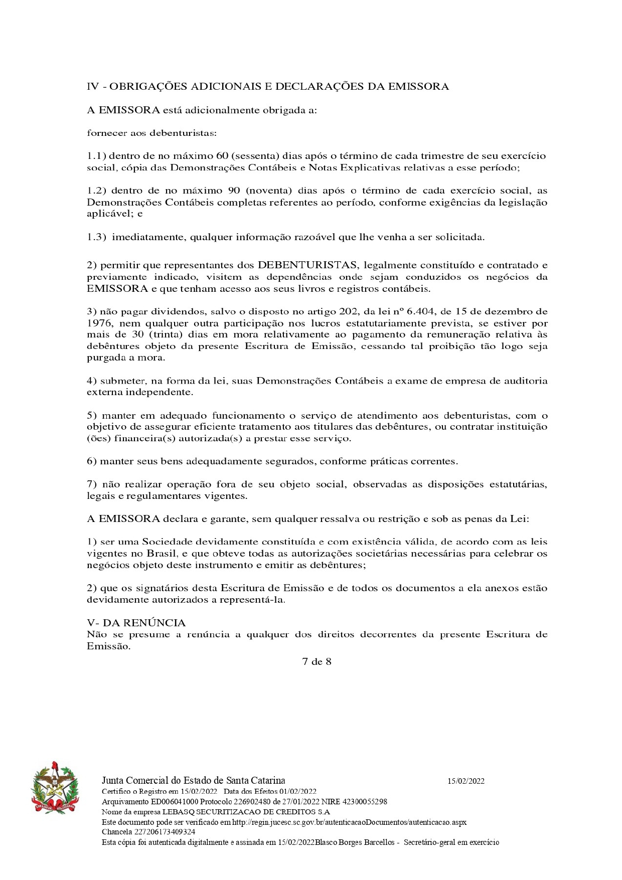 Boletim de Subscrição - Página 9